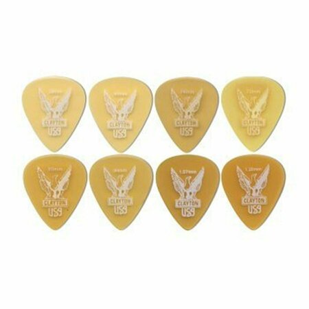 CLAYTON Ultem Tortoise Standard Guitar Picks- 0.72 mm, 48PK US72